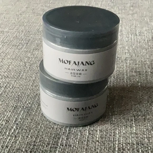 Two Jars Mofajang Silver/Gray Hair Coloring Material Temporary Hair Coloring Wax - Picture 1 of 1